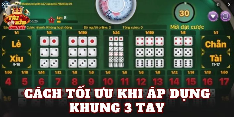 Cách tối ưu khi áp dụng khung 3 tay